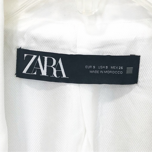 Zara off-white open closure blazer - Picture 3 of 9
